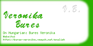 veronika bures business card